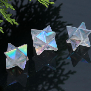 Merkaba-Lámpara de araña de cristal con forma de estrella, piedras, diamantes de imitación, vívidas, storm, obsidian, luces de lujo, mini cuarzo, merkaba, lote de estrellas - Product Image 2