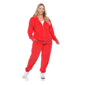 Conjunto de chándal de calidad fina para mujer superventas con logotipo profesional impreso con precio de diseño personalizado - Product Image 1