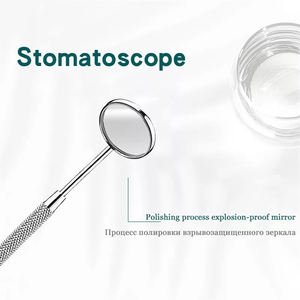 Poignée de miroir buccal dentaire multifonction en acier inoxydable de haute qualité CE, miroir buccal d'équipements dentaires - Product Image 6