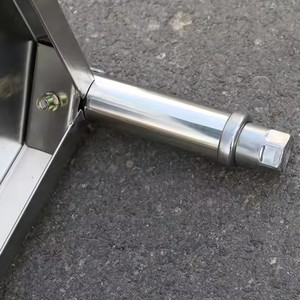 (1000x500xh80/850/900mm) Bàn làm việc chân tròn hai lớp bằng thép không gỉ 201/304 bàn chuẩn bị thức ăn nhà bếp thương mại - Product Image 6