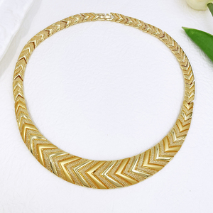 Conjunto de joyería nupcial de cobre de lujo de oro más vendido, collar italiano, pulsera, pendientes, anillo, 4 Uds., conjuntos de joyería para mujer - Product Image 5