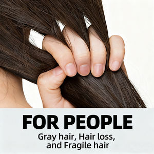 Serum Ekstrak Tanaman Herbal untuk Mengatasi Uban - <span class=keywords><strong>Anti</strong></span> Rontok Menutrisi Kulit Kepala Memperbaiki Uban Minyak Rambut Alami - Product Image 6