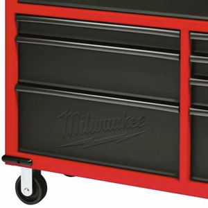 Heavy-Duty 7 cassetti da 46 pollici strumento rotolante Set di cassettiera rosso nero oggetti di valore personale di 3 anni di garanzia 300kg OEM - Product Image 1
