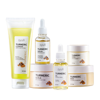 Soins de la peau contre l'acné Sérum pour le visage Ensemble de soins de la peau au curcuma Collagène Ginseng Biologique Naturel Anti-âge Marque privée pour adultes et femmes