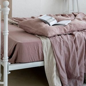 Tela de Lino Orgánico 100% al por Mayor, 115''/292cm de Ancho, Estilo Liso, para Camisas de Niños y Niñas, Ropa de Cama, Cojines, Vestidos, Sofás y Cortinas - Product Image 6