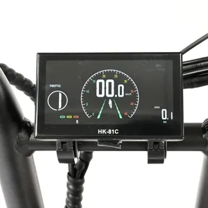 BAOLUJIE DP2033 <b>Electric</b> Mountain <b>Bike</b> 48V 30AH Battery <b>1000W</b> Motor 20inch Tires 90-100KM Max Mileage 120KG Max Load Black/Blue - Product Image 2