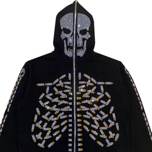 Sweat-shirt à capuche personnalisé pour homme, couleur unie, coton/polyester, pull-over, hiver, anti-plis, séchage rapide, respirant, best-seller - Product Image 4