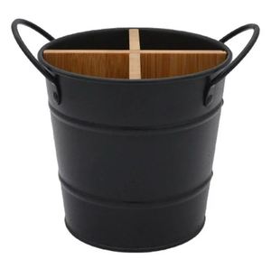 Indian Exporter Offers Best Quality Metal Bucket Wood Partition Cutlery Holder Spoon Kitchen Use Spoon Rests Pot <b>Clips</b> Low Price - Product Image 1