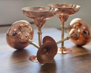 Venta al por mayor de cristal de Margarita de metal elegante para fiestas en restaurantes y hoteles, perfecto como regalo de Navidad a un precio asequible - Product Image 2