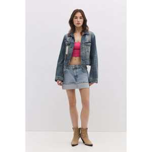 Camiseta sin mangas estampada con detalle de corsé y tirantes gruesos - Product Image 3