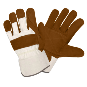 Guantes de trabajo de piel de vaca reforzada Seguridad reflectante Construcción industrial Piel de vaca Ropa DE SEGURIDAD reflectante personal - Product Image 5