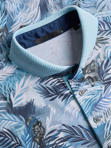 Chemises pour hommes en polyester et élasthanne de haute qualité, imprimées, décontractées, vente en gros, logo personnalisé, tailles plus, polos de golf, tissu jersey - Product Image 3