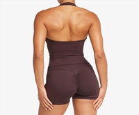 Top Corsé Reductor de Talla Grande para Mujer, Casual, Estampado, Transpirable, de Jersey, con Lentejuelas, Bordado, Encaje y Cuentas, para Verano