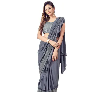 IMPORTED FABRIC WITH WORK BORDER SAREE
