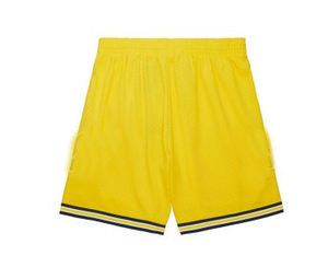 Pantalones cortos de baloncesto de malla de poliéster 100% de Color sólido para hombre, pantalones cortos de baloncesto gruesos transpirables informales por sublimación al por mayor - Product Image 2