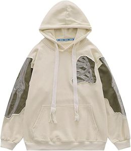 Sudadera con Capucha para Mujer, Diseño Gráfico de Cartón, Estilo Urbano, Estampado Informal, Holgada, Oversize - Product Image 3