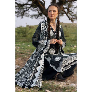 Conjunto de 3 piezas de traje de mujer sin coser, estampado, con dupatta bordada CL-52560 - Product Image 1