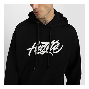 Pull à capuche surdimensionné élégant pour hommes Fournisseurs de molleton de coton Usine directe OEM ODM quantité minimale de commande et production en vrac sur mesure - Product Image 2