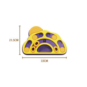 Wholesale Hot Selling Plastic Dog & Cat <b>Slow</b> Food Puzzle <b>Feeder</b> Bowl Portable - Product Image 3