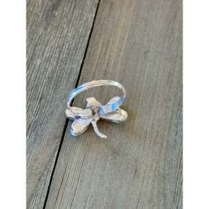 Sterling Silver Dragonfly <b>Ring</b> Vintage Hiphop Style Zircon Inlay Navajo Made - Product Image 5
