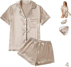 High Quality Wholesale Bamboo Viscose Pajamas Button Down Long Sleeve 2 Pieces Sleepwear <b>Pyjamas</b> Loungewear Sets <b>for</b> Women - Product Image 2