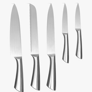 Juego de Cuchillos de Cocina Profesionales de Acero Inoxidable, el Mejor Proveedor, Juego de Cuchillos de Chef de Acero Inoxidable Personalizados OEM - Product Image 4