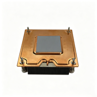 Pendingin CPU Pasif LGA115X 135W TDP Heatsink Ruang Uap 90x90x25.5mm untuk Motherboard Server Intel 1U Persegi