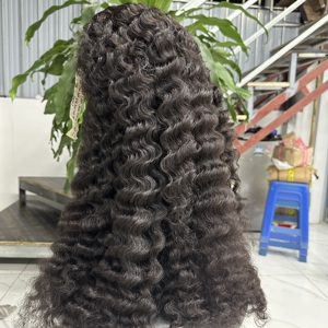 Sans colle Full Swiss HD Lace Frontal Perruques Cheveux Humains Bouclés Birmans Cheveux Vietnamiens Perruque HD Lace Front Perruques - Product Image 2