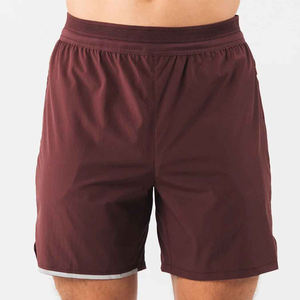 กางเกงขาสั้นออกกำลังกายสำหรับผู้ชายเอวยางยืดสวมใส่สบายแห้งเร็ว - Product Image 2