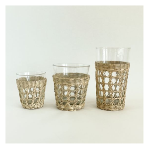 Promotions en gros 2025 Paniers de rangement en jonc de mer faits à la main, imbriqués, porte-gobelets - Caryln - Product Image 4