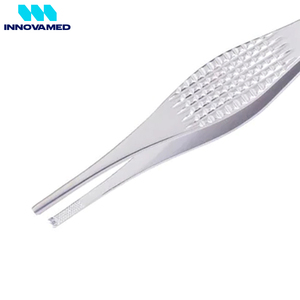Pinces chirurgicales réutilisables en acier inoxydable de qualité médicale, 8 cm, instruments de chirurgie, pinces à tissus de différentes formes - Product Image 6