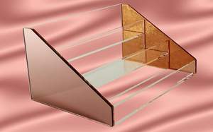 2025 Factory Price <b>Acrylic</b> 1-Tier Modern Customizable <b>Display</b> Riser for for Cupcakes Desserts Collectibles Event Decor - Product Image 4