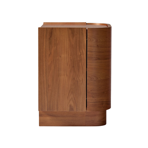 Table de chevet en bois pour l'intérieur, au design moderne et avec rangement fonctionnel, pour chambre à coucher et hôtel - Product Image 3