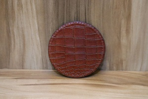 Posavasos de cuero de nuevo diseño, posavasos redondo para taza de café y almohadilla de té para cenar, bodas, bares, Navidad - Product Image 2