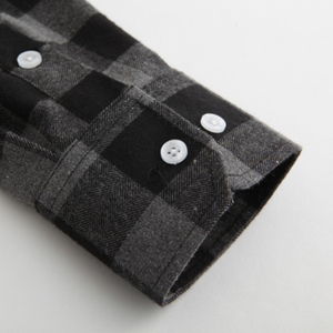 Long Sleeve Heavy Weight Casual Cool 100% Cotton <b>Man</b> <b>Jacket</b> <b>Flannel</b> Plaid Shirt - Product Image 5