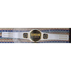 Cinturón de campeonato de lucha libre de peso pesado OEM/ODM personalizado cinturón de título de cuero de 8mm Logotipo de aleación de zinc diseño de legado de boxeo - Product Image 1