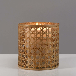 Pot de fleurs en rotin de Style classique, d'urgence, porte-bougie, lanterne, Pot pour la décoration de la maison, vente en gros fabriqué au Vietnam, 2020 - Product Image 5
