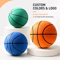 Basket-ball silencieux intérieur à faible bruit, mousse PU taille 7 29,5 pouces 340 g, toucher doux, Elite Zhejiang