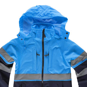 Chaqueta de Seguridad Reflectante de Alta Visibilidad al Mejor Precio al por Mayor, Chaqueta Bomber de Invierno con Capucha para Mujer - Product Image 3