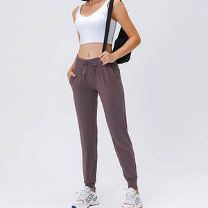 Meilleure qualité 100% coton pantalons pour femmes marque privée toutes les tailles disponibles-Top haut confortable coupe taille élastique pour l'hiver - Product Image 6