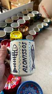 Custom 3D Relief Cute <b>Ceramic</b> <b>Mug</b> Hand Painted Lemon Nautical Design Handmade Dishwasher Safe Gift Box Packaging Giveaway Gift - Product Image 3