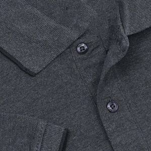 Polos de rendimiento de bloque UV bordados personalizados para hombres Material elástico transpirable colección de Golf DE TENIS DE VERANO sólido - Product Image 2