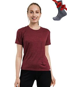 Camiseta de algodón peinado con elastano para mujer, de manga corta, corte ajustado, transpirable, ecológica, anti-bolitas, casual, lisa y teñida. - Product Image 1