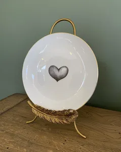 Support de plaque en aluminium personnalisé support en métal élégant pour la cuisine stockage présentoir de table emballé en toute sécurité dans le carton - Product Image 4