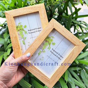 Factory price FOB OEM ODM Logo Laser Customize Gallery <b>Wall</b> Decor Wood <b>Photo</b> <b>Frame</b> 5x7 inch - Product Image 3