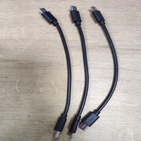 Câble de charge rapide 20CM 60W Premium USB C vers USB C PD 3A Gaine en PVC Matériau en cuivre pur Compatibilité entre les appareils