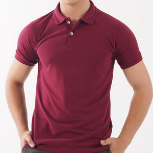 2025 algodón poliéster de alta calidad para hombres para Polos ODM/OEM ropa de calle informal camisa de Golf de punto con patrón sólido - Product Image 5