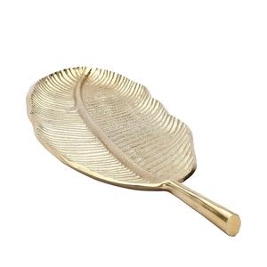 Plateau de service design de qualité supérieure avec verres à thé Snacks Plateau de table décoratif en métal pour l'affichage de parfum de mariage - Product Image 6