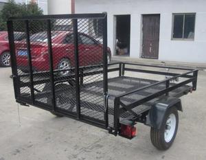Remolque ATV de Calidad, Resistente, de 2001-3000 kg, de Acero, para Jardín, Granja, con Malla, Carro Volquete para Cortacésped, en Oferta, Europa, EE. UU. - Product Image 3