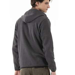 Sweat à capuche à demi-manches avec fermeture éclair pour homme, 450 GSM, 100% coton, poids lourd, pour les collections de vêtements de streetwear - Product Image 5